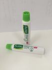 ยาสีฟันท่องเที่ยวบรรจุภัณฑ์ 15ml ABL ลามิเนตหลอดสีขาวที่มีเฟซฝาเกลียว