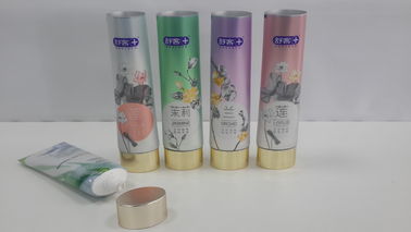 D35 90g ยาสีฟันรูปไข่รูปไข่แบนการพิมพ์ Flexo การพิมพ์ออฟเซท