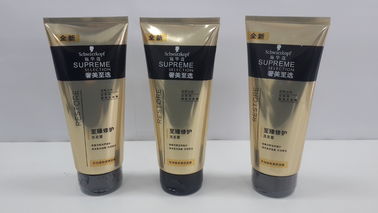 200ml เคลือบอลูมิเนียมลามิเนตบรรจุภัณฑ์เครื่องสำอางหลอดถาวร Flip บนหมวก 200ml